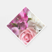Valentine Bouquet Party Serviette (Ecke)