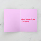 Valentine Boy Card Feiertagskarte (Innenseite)