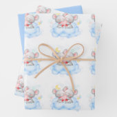 Valentine Boy Niedlich Baby Mice Geschenkpapier Set (Beispiel)