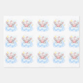 Valentine Boy Niedlich Baby Mice Geschenkpapier Set (Vorderseite)