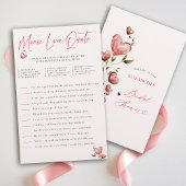 Valentine Bridal Shower Game Match Movie Quotes Flyer