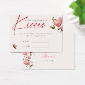 Valentine Bridal Shower How Many Kisses Game (Schreibtisch)