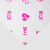 Valentine Briefmarke hoch! Seidenpapier (Ausschnitt)