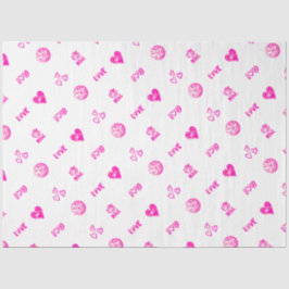 Valentine Briefmarke hoch! Seidenpapier