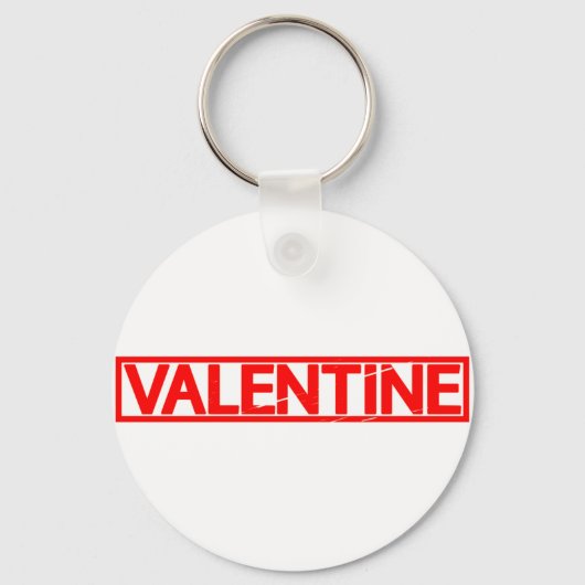 Valentine Briefmarke Schlüsselanhänger (Vorderseite)