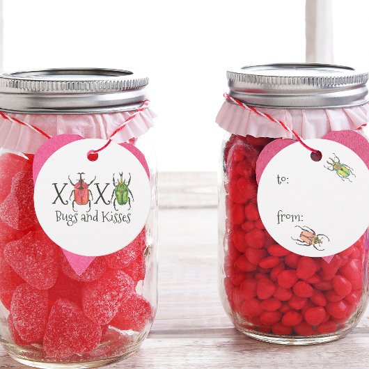 Valentine Bugs Geschenkanhänger