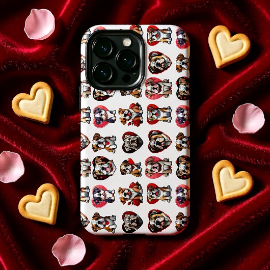 Valentine Bulldog iPhone Hülle
