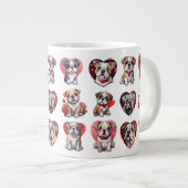 Valentine Bulldog Jumbo-Tasse (Vorderseite Rechts)
