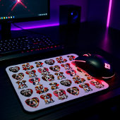 Valentine Bulldog Mousepad