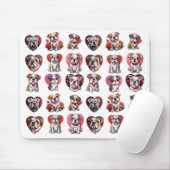 Valentine Bulldog Mousepad (Mit Mouse)