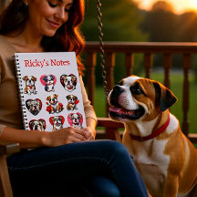 Valentine Bulldog personalisiert