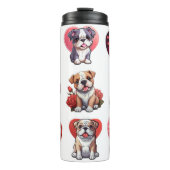 Valentine Bulldog Thermosbecher (Vorderseite)