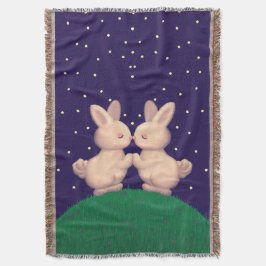 Valentine Bunnies Decke