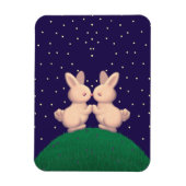 Valentine Bunnies Magnet (Vertikal)
