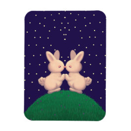 Valentine Bunnies Magnet