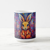 Valentine Bunny Blume lila Kaffeetasse (Mittel)