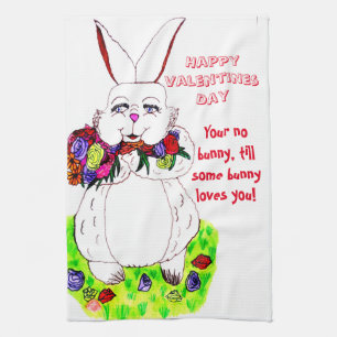 VALENTINE BUNNY LIEBE Handtuch