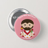 Valentine Button (Vorne & Hinten)