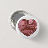 Valentine Button (Vorne & Hinten)