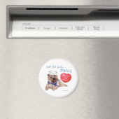 Valentine Cairn Terrier Magnet (In Situ (Geschirrspüler))
