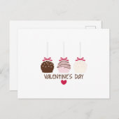 Valentine Cake Postkarte (Vorne/Hinten)
