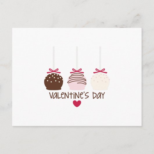 Valentine Cake Postkarte (Vorderseite)