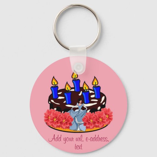 Valentine Cake Schlüsselanhänger (Vorderseite)