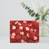 Valentine Candies Feiertagspostkarte (Stehend Vorderseite)