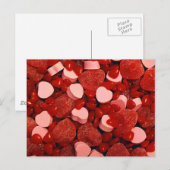 Valentine Candies Feiertagspostkarte (Vorne/Hinten)