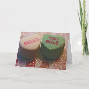 Valentine Candy Feiertagskarte