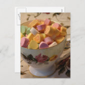 Valentine Candy Feiertagspostkarte (Vorne/Hinten)