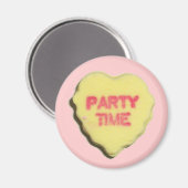 Valentine Candy Heart Magnet (Vorderseite/Rückseite)