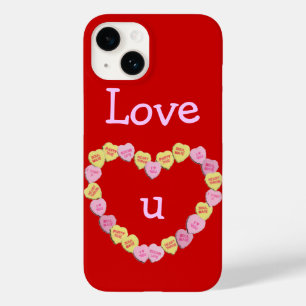 Valentine Candy Hearts Heart Case-Mate iPhone Hülle