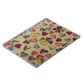 Valentine Candy Hearts Notizblock (Linke Seite)