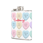 Valentine Candy Hearts Thunder_Cove Flachmann (Links)