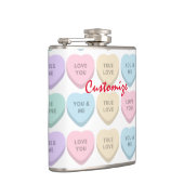 Valentine Candy Hearts Thunder_Cove Flachmann (Rechts)