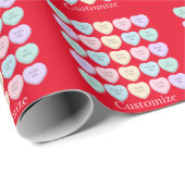 Valentine Candy Hearts Thunder_Cove Geschenkpapier (Rolleneckpunkt)
