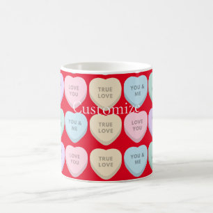 Valentine Candy Hearts Thunder_Cove Kaffeetasse