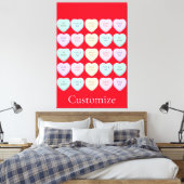 Valentine Candy Hearts Thunder_Cove Leinwanddruck (Insitu (Schlafzimmer))