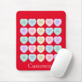 Valentine Candy Hearts Thunder_Cove Mousepad (Mit Mouse)