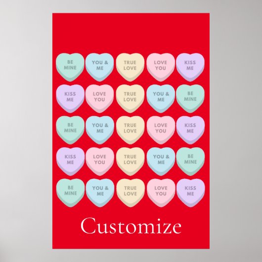 Valentine Candy Hearts Thunder_Cove Poster (Vorne)