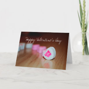 Valentine Candy Hearts - Valentinstag Liebe Card Feiertagskarte