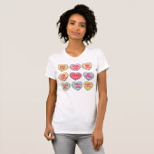 Valentine Candy Herts, Shirt, Konversationsherz T-Shirt (Vorne ganz)