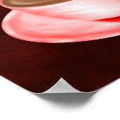 Valentine Cappuccino Kunst, Dichtung und Musik Poster (Ecke)