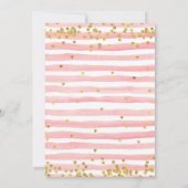 Valentine Car Heart Pink Birthday Einladung (Rückseite)