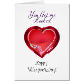 Valentine Card Fangthema Sie Got (Vorne)