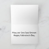 Valentine Card Feiertagskarte (Innenseite)