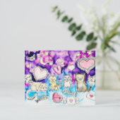 Valentine Card Feiertagskarte (Stehend Vorderseite)