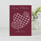 Valentine Card Feiertagskarte (Stehend Vorderseite)