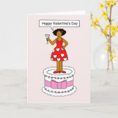 Valentine Card Karte (Gelbe Blume)